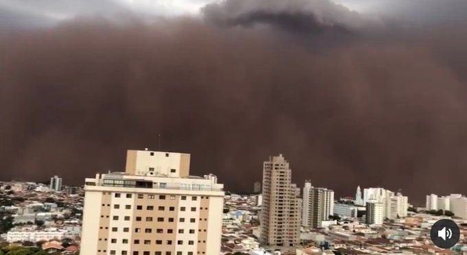  Entenda o que causou a tempestade de poeira no interior de São Paulo e qual a chance de acontecer de novo